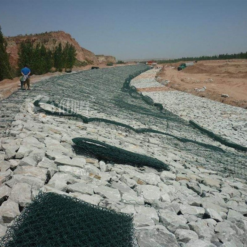 石籠網(wǎng),山西汾河干流靈石縣段綜合治理工程建設如火如荼